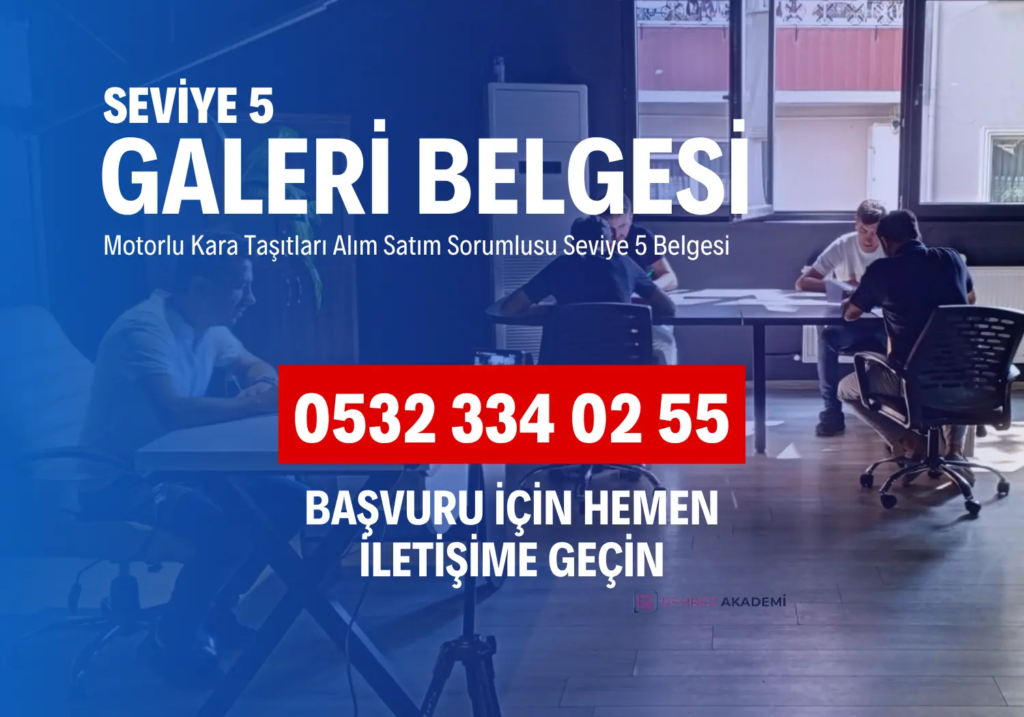 seviye 5 galeri belgesi